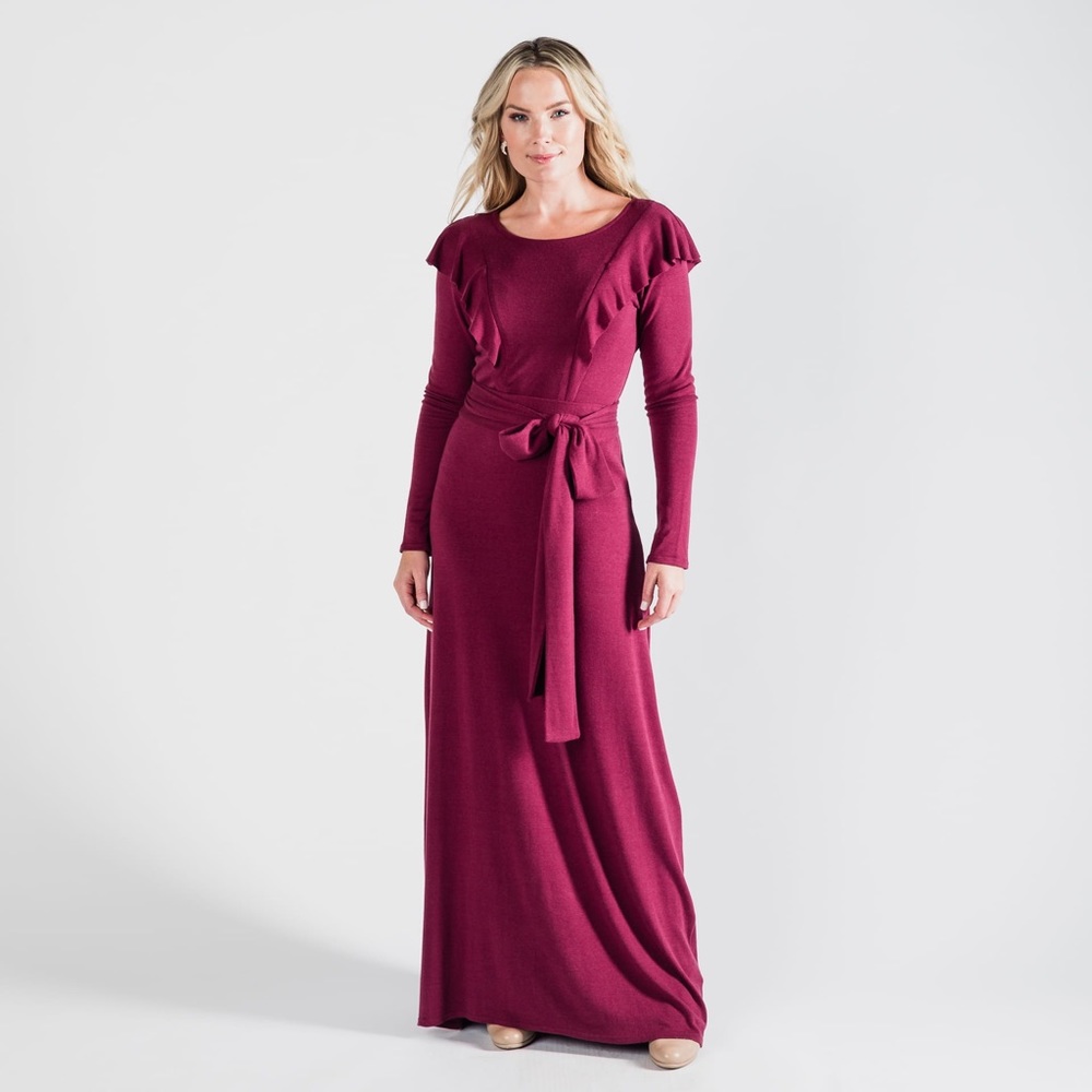 Maternity and Nursing Maxi Dress